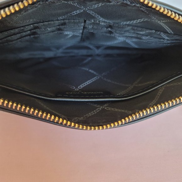 MICHAEL KORS Jet Set Charm Signature Logo Wristlet/Pouch- Black Multi ⭐ - Picture 14 of 16